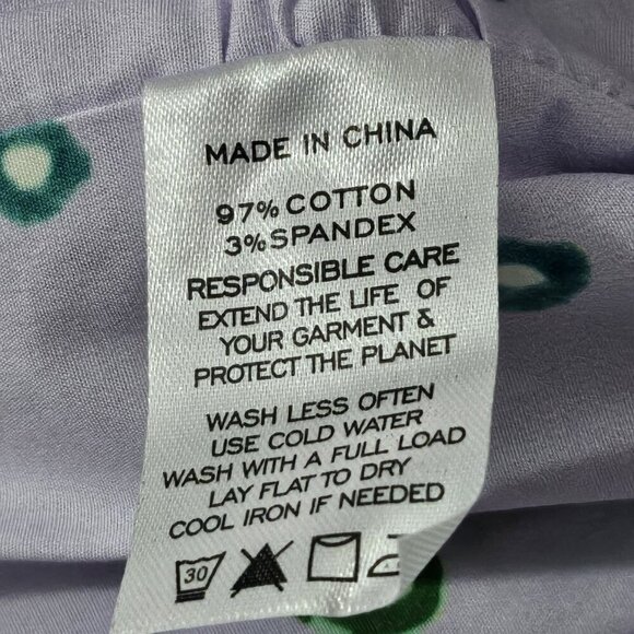 2/$50 Hill House The Isabella Top Sea Creatures Cropped Puff Sleeve Size S - Picture 5 of 7